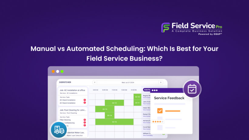 manual vs automated scheduling