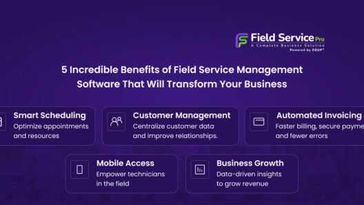 benefits of field service management software