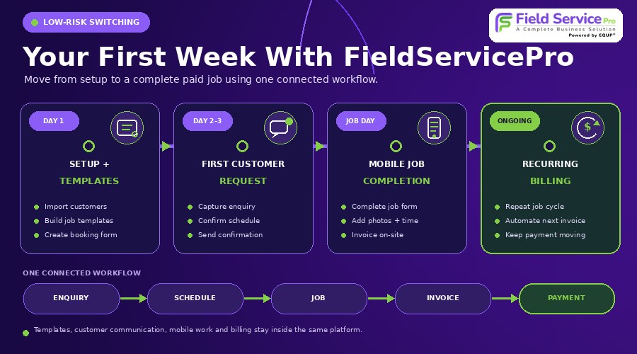 What Makes Switching Easy with FieldServicePro