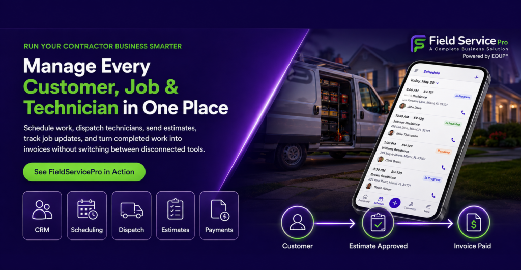 Manage Jobs and Technicians from one place